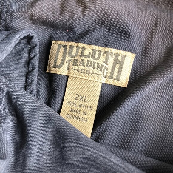 Duluth Trading Co Shorts Mens XXL 2XL Blue Cargo Dry On The Fly Stretch - Picture 4 of 11